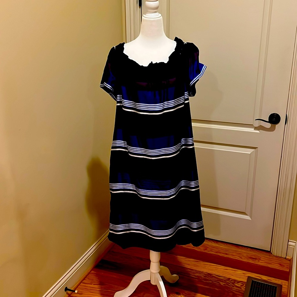 Banana republic silk off the shoulder sundress